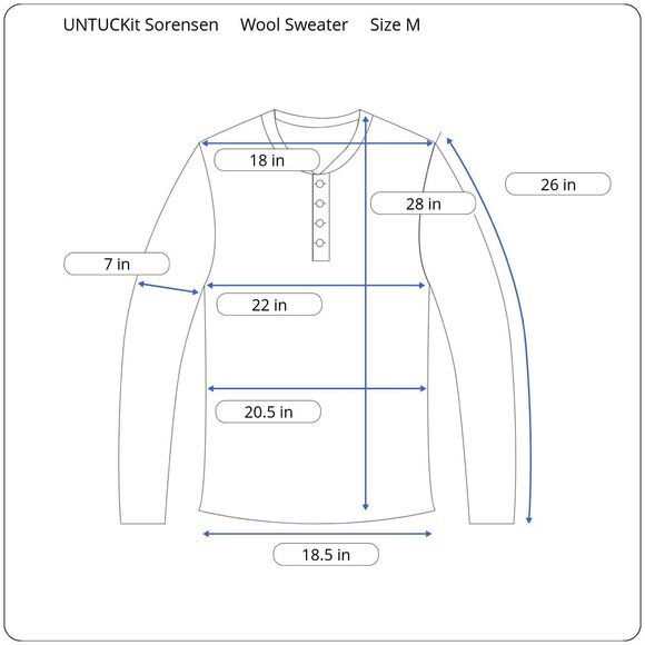 Untuckit Men's M Sorensen Purple Merino Wool Sweater Mock Neck 1/4 Button VGUC - Picture 8 of 8